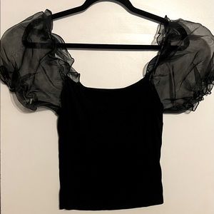 Forever 21 off-shoulder crop top | NWT | Size S